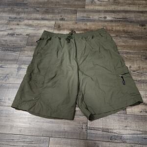 Magellan swim trunks green Pre-owned size Large 2216